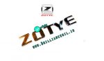 نوشته زوتی روی صندوق عقب